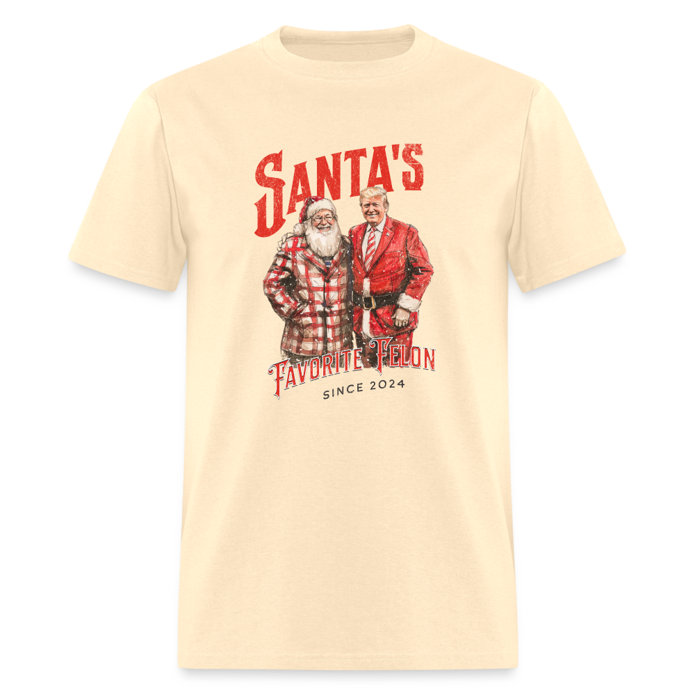 Santa’s favorite felon Classic T-Shirt - natural