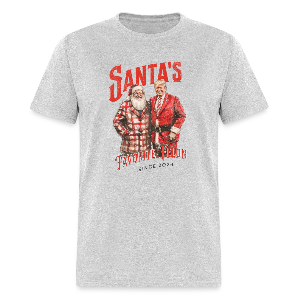 Santa’s favorite felon Classic T-Shirt - heather gray