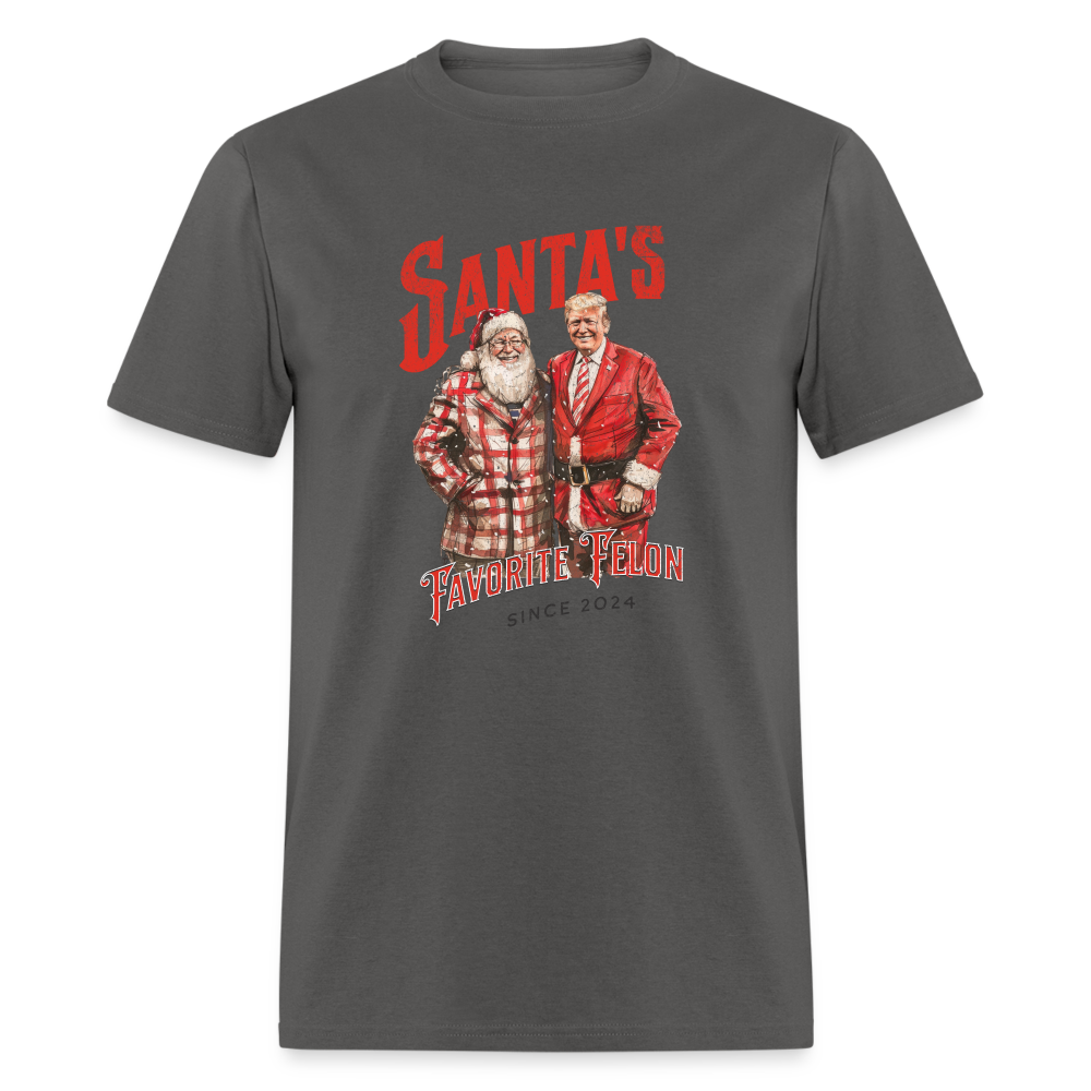 Santa’s favorite felon Classic T-Shirt - charcoal