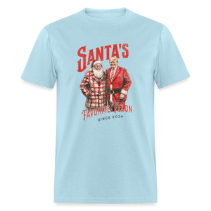 Santa’s favorite felon Classic T-Shirt - powder blue