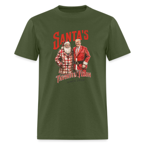 Santa’s favorite felon Classic T-Shirt - military green