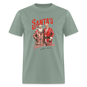 Santa’s favorite felon Classic T-Shirt - sage