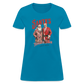 Santa’s favorite felon Women's T-Shirt - turquoise