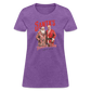 Santa’s favorite felon Women's T-Shirt - purple heather