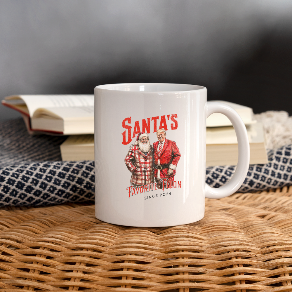 Santa’s favorite felon Coffee/Tea Mug - white