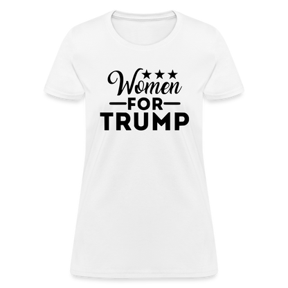 Women For Trump Women's T-Shirt - white