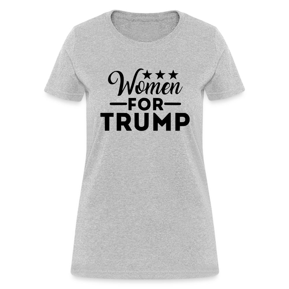 Women For Trump Women's T-Shirt - heather gray