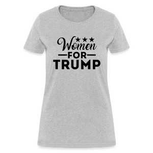 Women For Trump Women's T-Shirt - heather gray