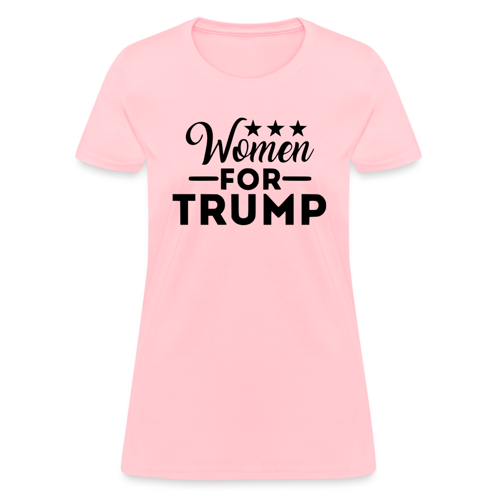 Women For Trump Women's T-Shirt - pink