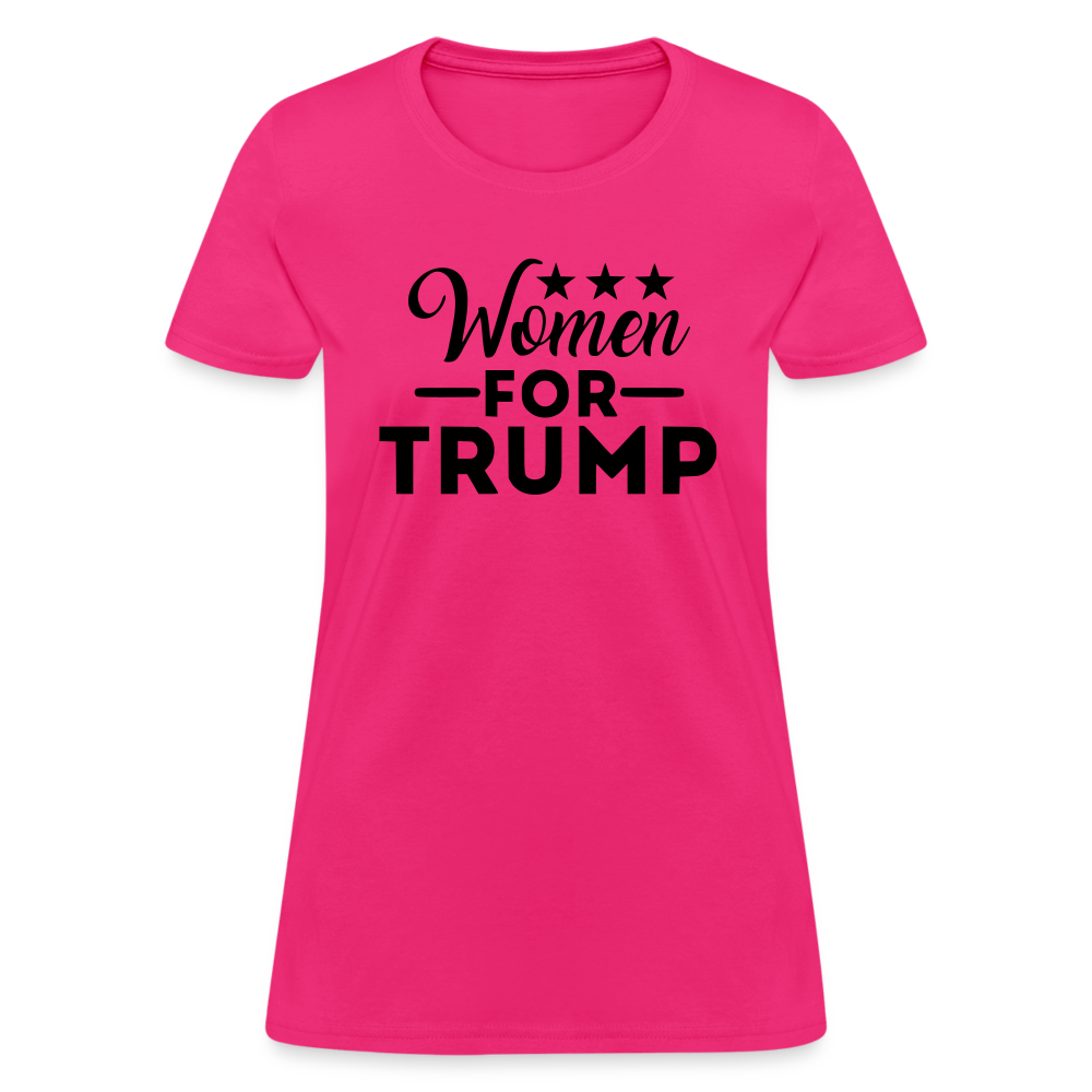 Women For Trump Women's T-Shirt - fuchsia