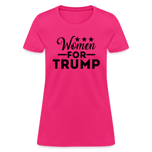 Women For Trump Women's T-Shirt - fuchsia