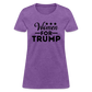 Women For Trump Women's T-Shirt - purple heather