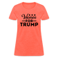 Women For Trump Women's T-Shirt - heather coral