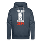 Too Big To Rig TRUMP 2024 Men’s Premium Hoodie - heather denim