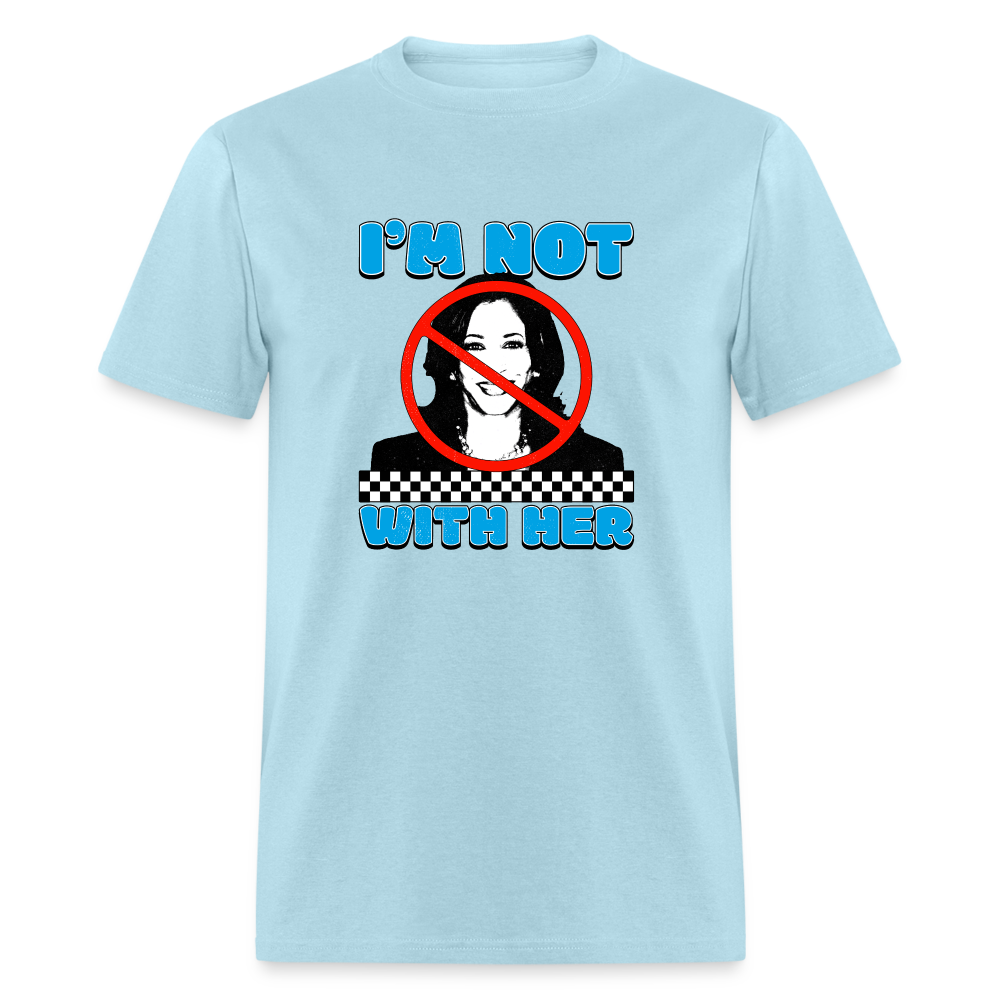 I’m not with her Classic T-Shirt - powder blue