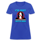 I’m not with her Women's T-Shirt - royal blue