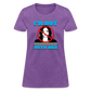 I’m not with her Women's T-Shirt - purple heather