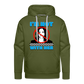 I’m not with her Men’s Premium Hoodie - olive green