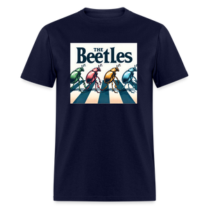 The Beatles Funny Classic T-Shirt - navy