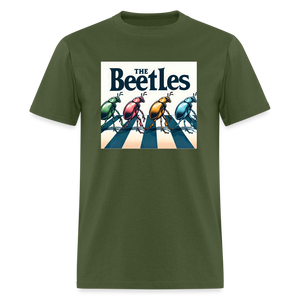 The Beatles Funny Classic T-Shirt - military green