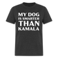 My Dog Is Smarter Than Kamala Classic T-Shirt - heather black