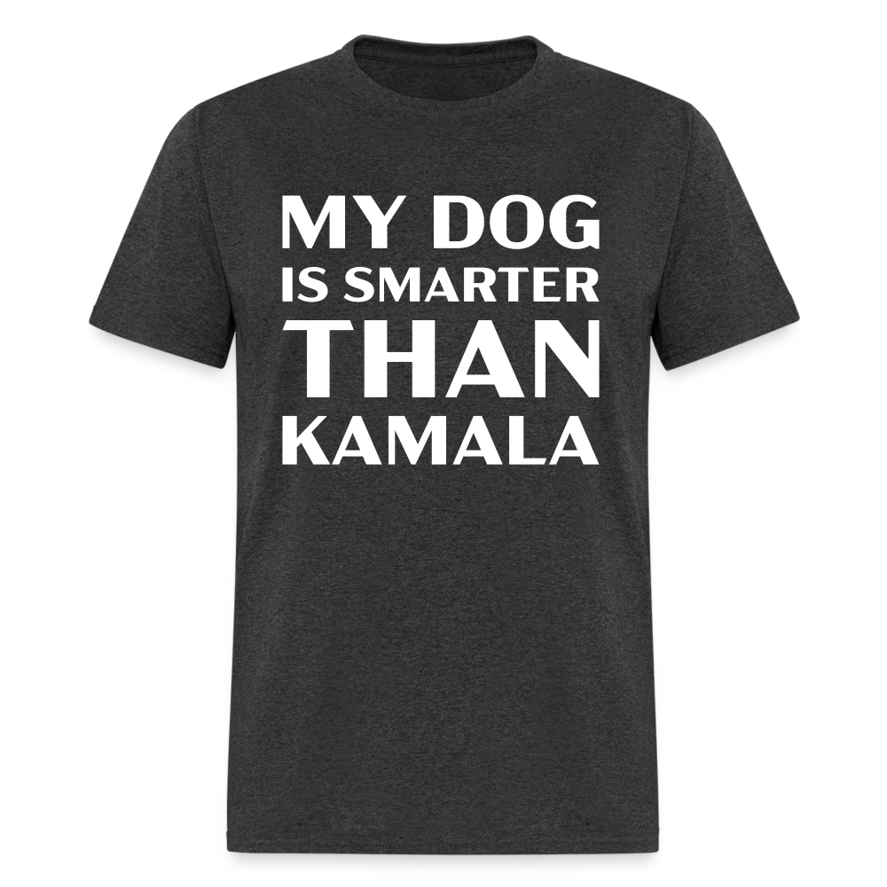 My Dog Is Smarter Than Kamala Classic T-Shirt - heather black