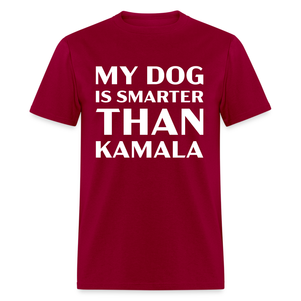 My Dog Is Smarter Than Kamala Classic T-Shirt - dark red