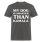 My Dog Is Smarter Than Kamala Classic T-Shirt - charcoal