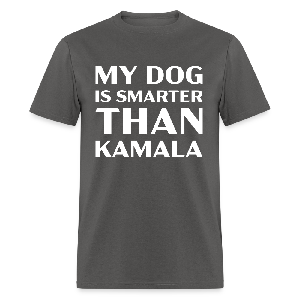 My Dog Is Smarter Than Kamala Classic T-Shirt - charcoal