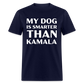 My Dog Is Smarter Than Kamala Classic T-Shirt - navy