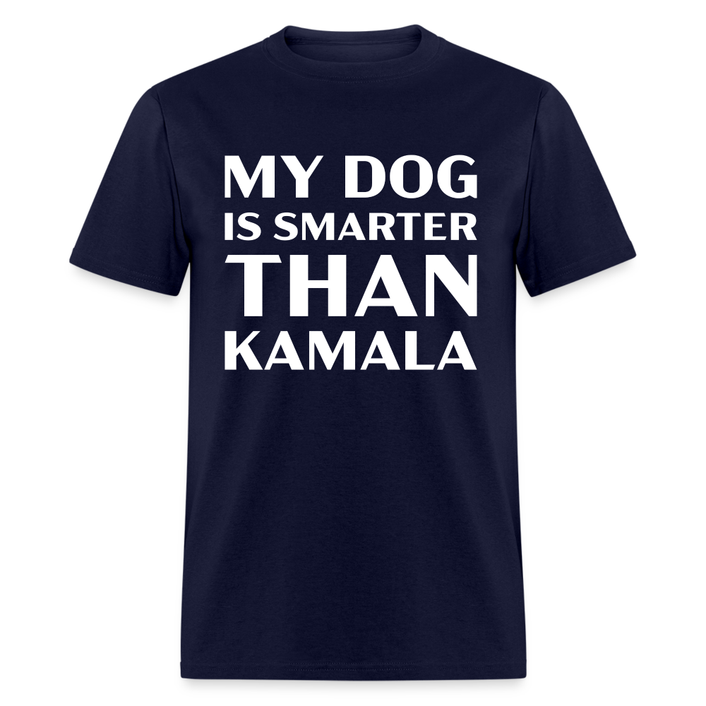 My Dog Is Smarter Than Kamala Classic T-Shirt - navy