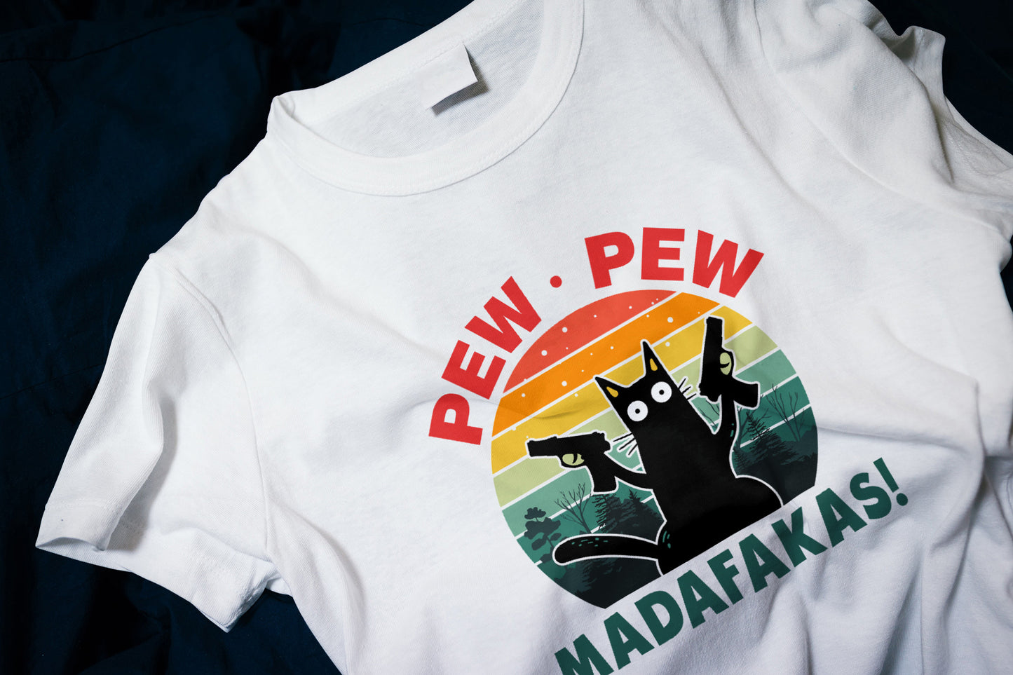 Cat - Pew Pew Madafakas Classic T-Shirt