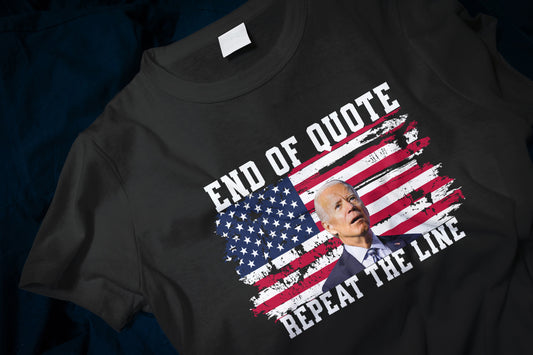 End Of Quote, Repeat The Line Funny Classic T-Shirt