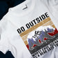 Go Outside, Even if the Worst Case Scenario is a Bear Eating You Classic T-Shirt