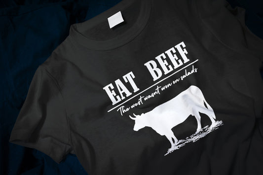 Eat Beef - The west wasn't won on Salads Funny Classic T-Shirt