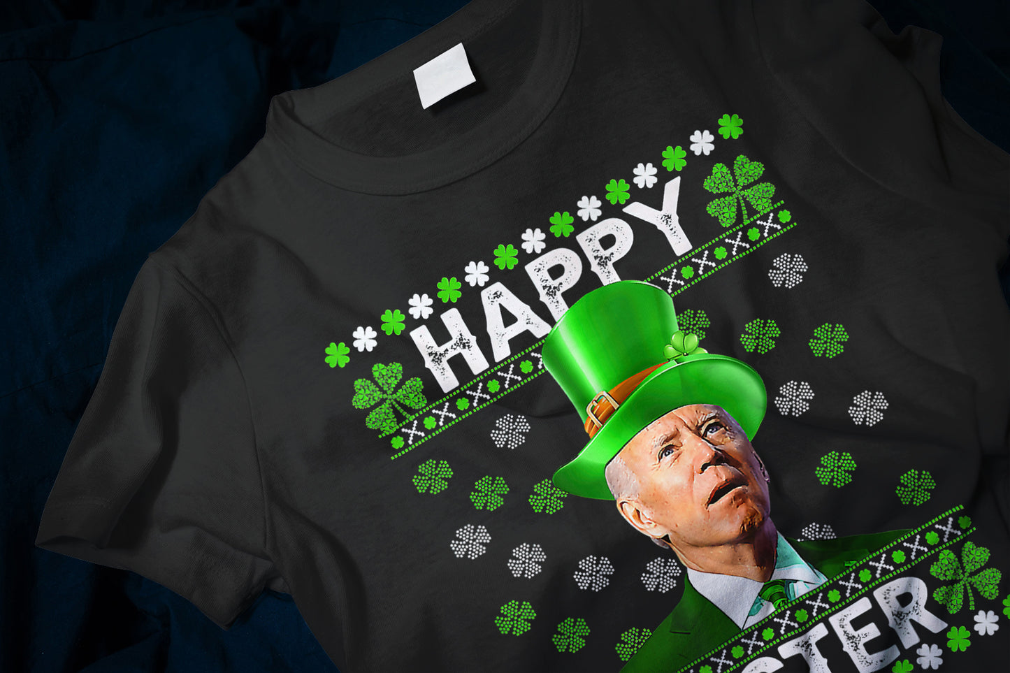 Joe Biden Funny Easter Confused St Patrick's Classic T-Shirt