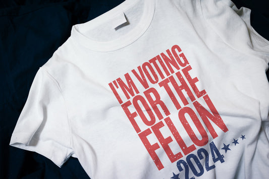 I'm Voting For The Felon 2024 Classic T-Shirt