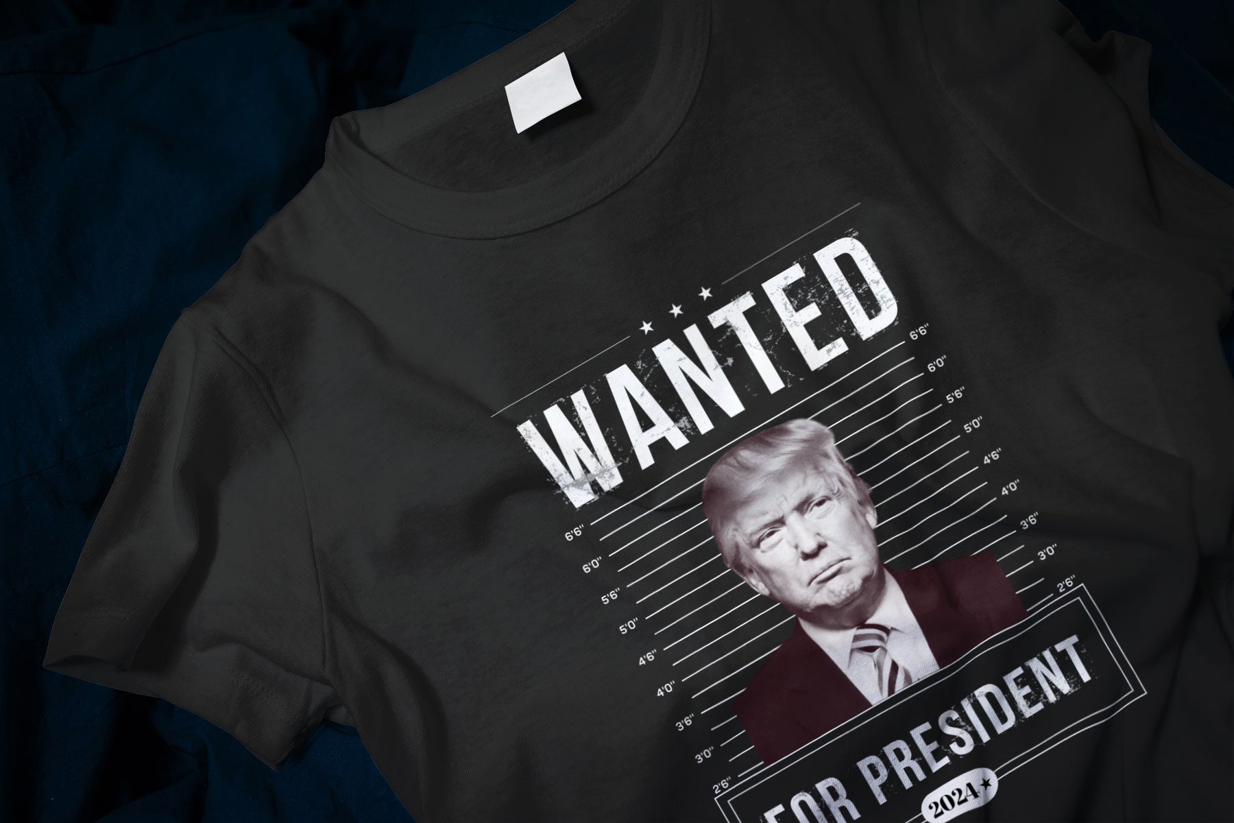 Wanted For President 2024 Unisex Classic T-Shirt