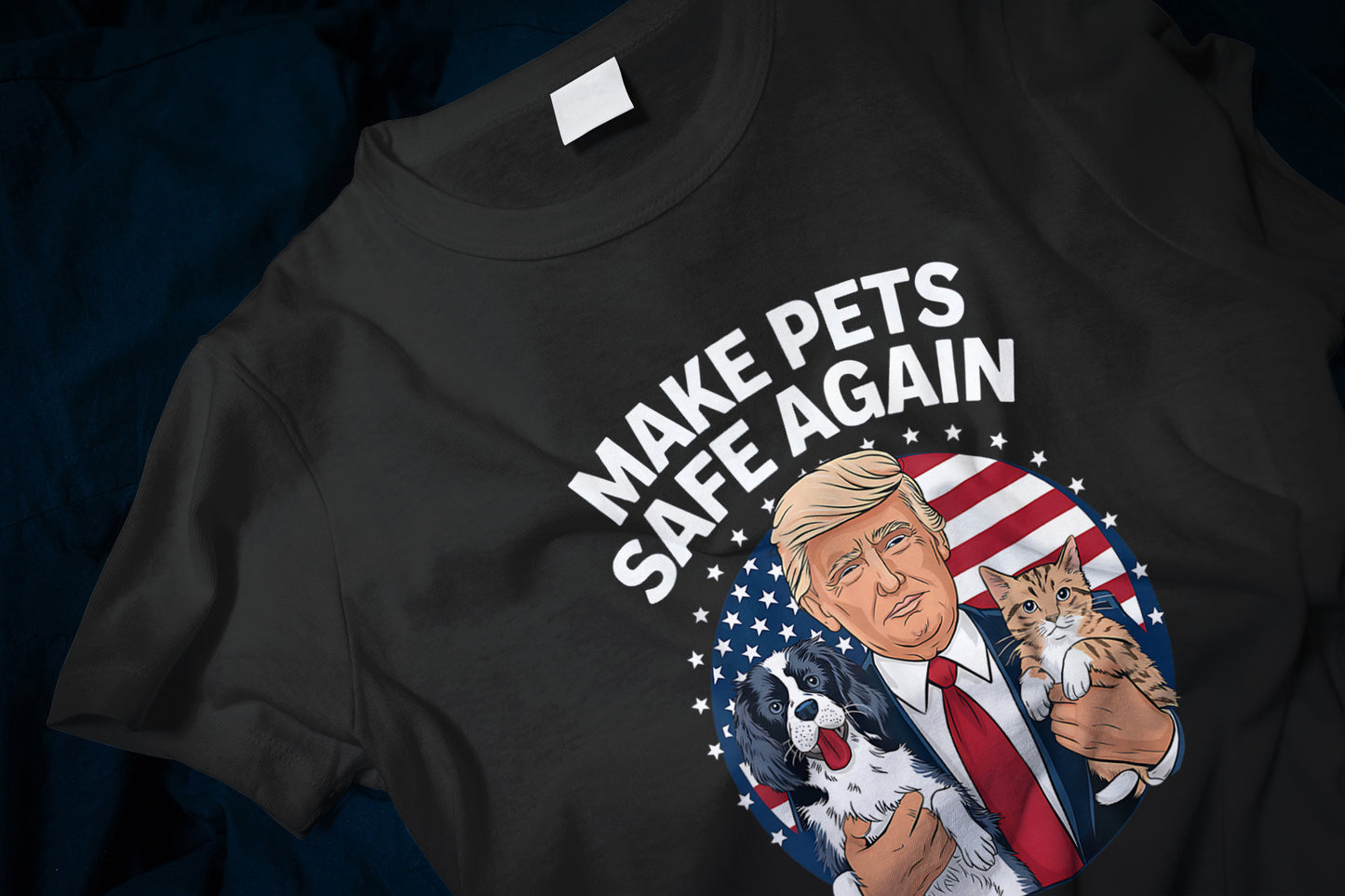 Make Pets Safe Again Trump Funny Classic T-Shirt