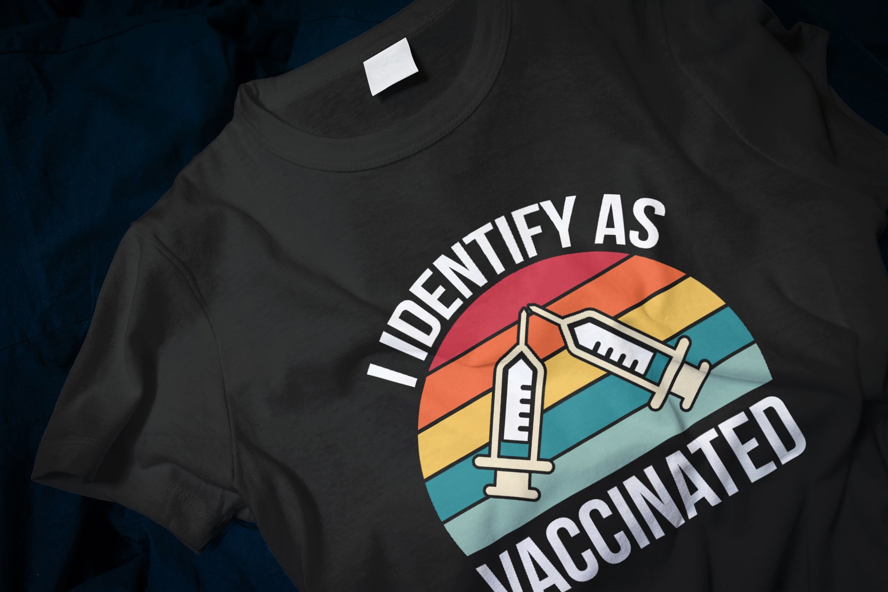 I Identify As Vaccinated  Classic T-Shirt