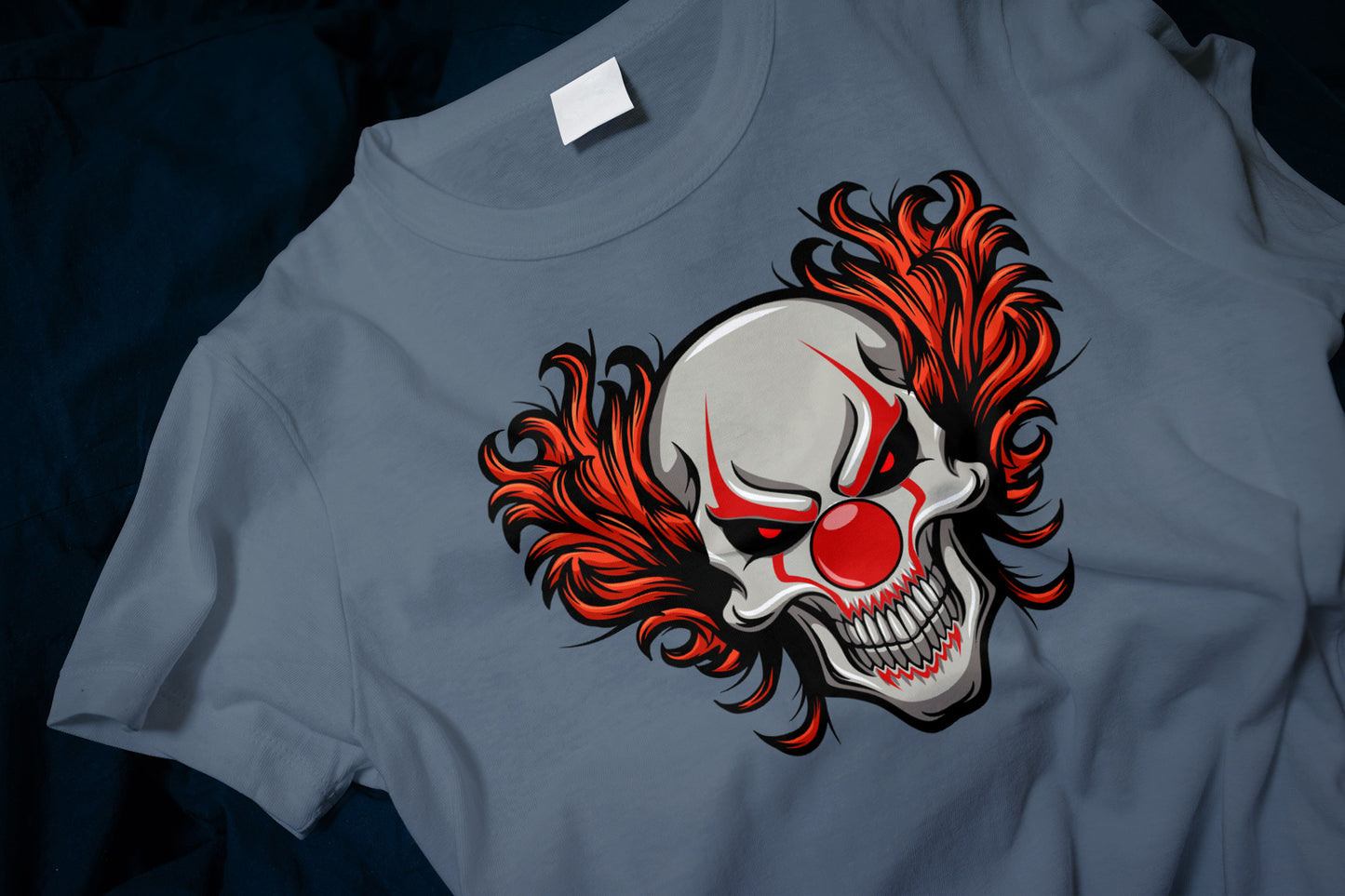 Evil Clown Skull Classic T-Shirt