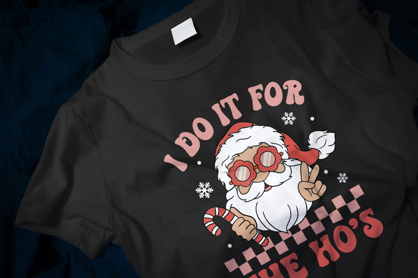 I Do It For The Ho's Funny Christmas Men's Classic T-Shirt