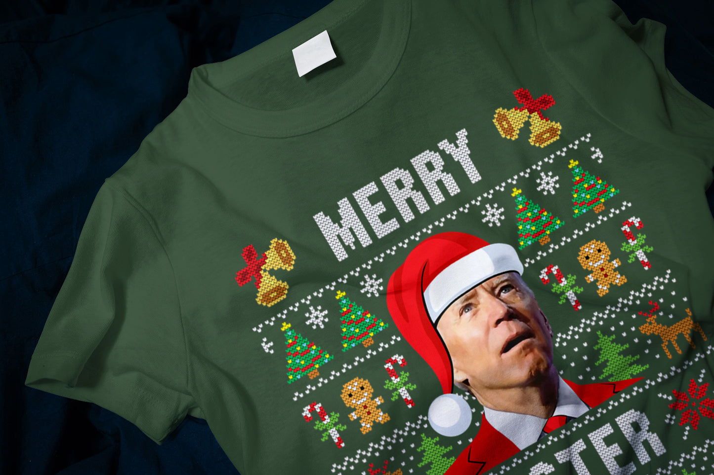 Funny Joe Biden Christmas Classic Men's T-Shirt