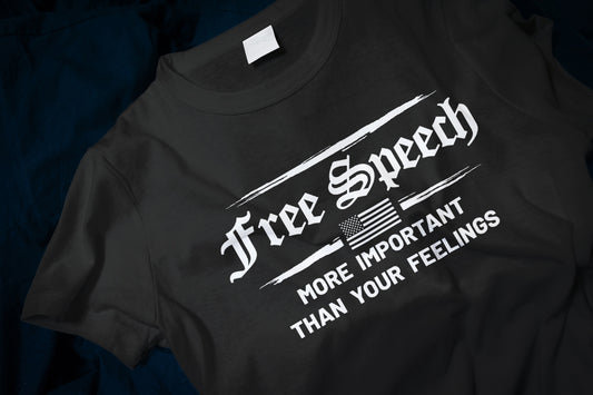 Free Speech - More Important Than Your Feelings Classic T-Shirt