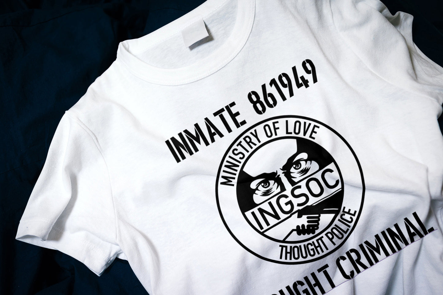 1984 book Inspired, Ministry of Love, Thought Police, Thought Criminal Classic T-Shirt