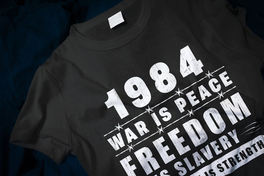 1984 War Is Peace Freedom Is Slavery Ignorance Is Strength Classic T-Shirt