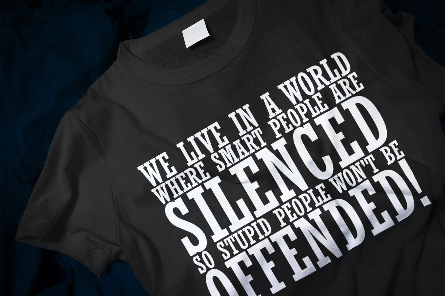 We live in a world where smart people are silenced Classic T-Shirt