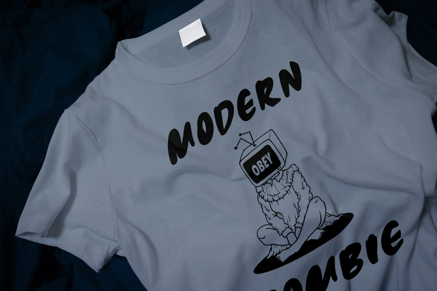 Modern Zombie OBEY Your TV 1984 Classic T-Shirt