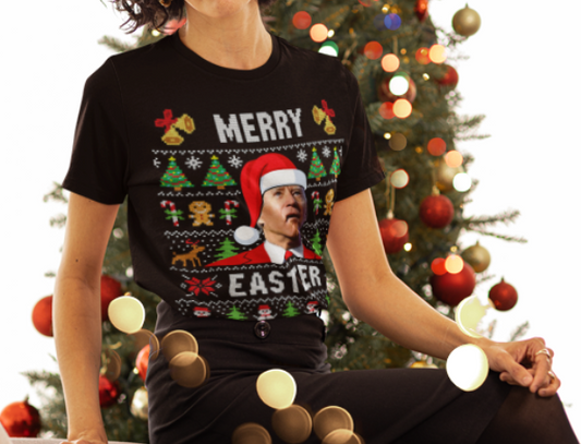 Funny Joe Biden Christmas Women's T-Shirt