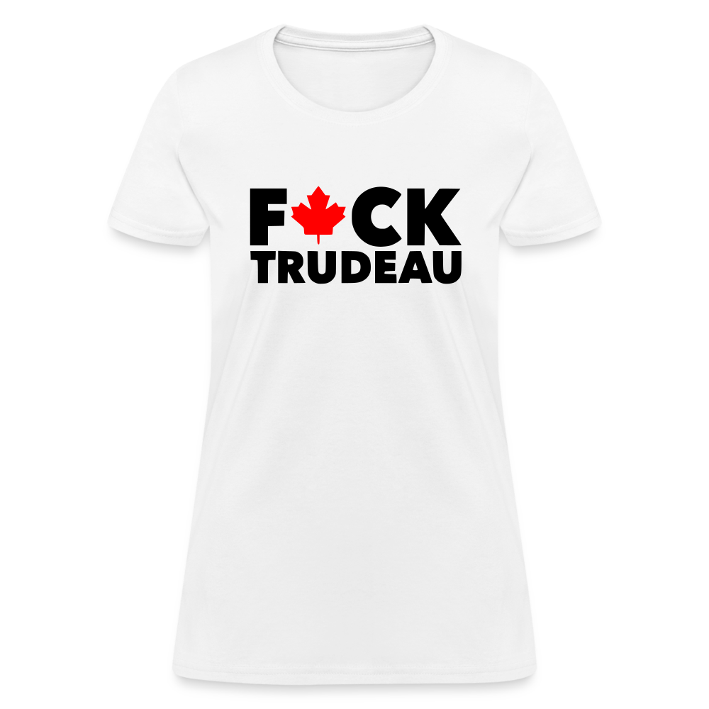 F*CK Trudeau Women's T-Shirt - white